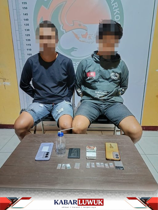 Sita 9 Paket Sabu, Polisi Tangkap Dua Pengedar di Toili Banggai