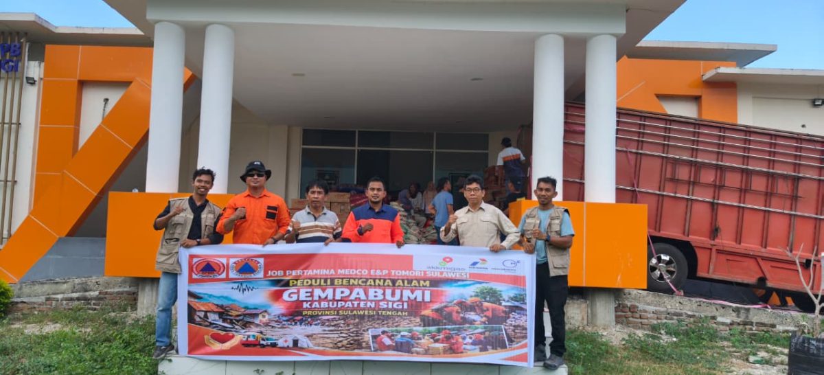 Menebar Harapan di Sigi, JOB Tomori Salurkan Bantuan Kemanusiaan untuk Percepat Pemulihan Pascagempa
