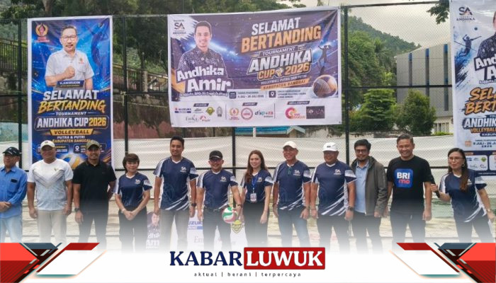 Bupati Banggai Buka Turnamen Andhika Cup 2026, Jadi Ajang Pencarian Bakat Atlet Voli