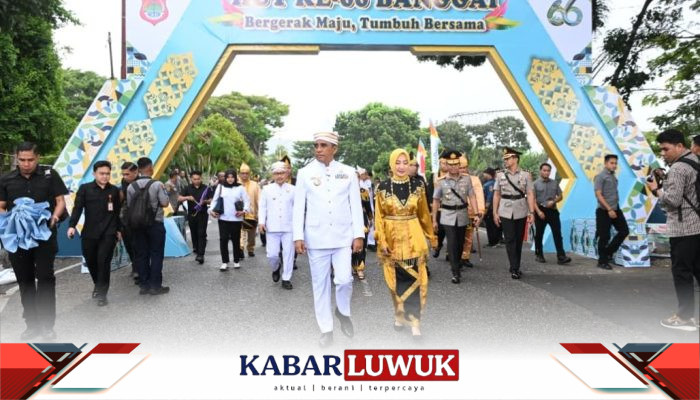 HUT Banggai ke-66, Gubernur Anwar Hafid Tegaskan Sinergi Jadi Kunci Kemajuan Daerah