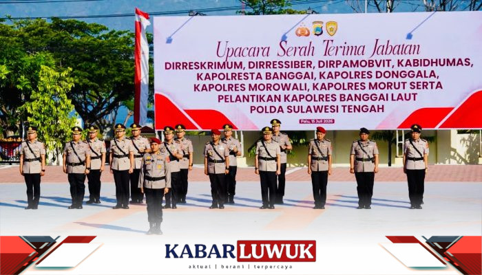 Kapolda Sulteng Pimpin Sertijab Sejumlah PJU dan Kapolres, Tekankan Profesionalisme Layani Masyarakat
