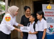 Ditengah Keterbatasan, Kehadiran Sulianti Murad Membawa Harapan Lewat Bantuan Seragam Sekolah
