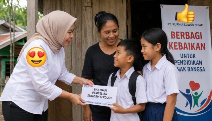 Ditengah Keterbatasan, Kehadiran Sulianti Murad Membawa Harapan Lewat Bantuan Seragam Sekolah