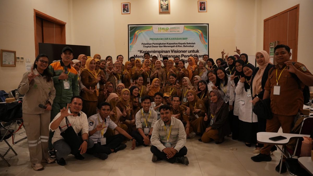 PT IMIP dan Dinas Pendidikan Morowali Kolaborasi Tingkatkan Kapasitas Kepala Sekolah di Bahodopi
