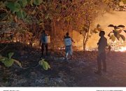 Polisi dan BPBD 12 Jam Melawan Api Karhutla di Bualemo Banggai