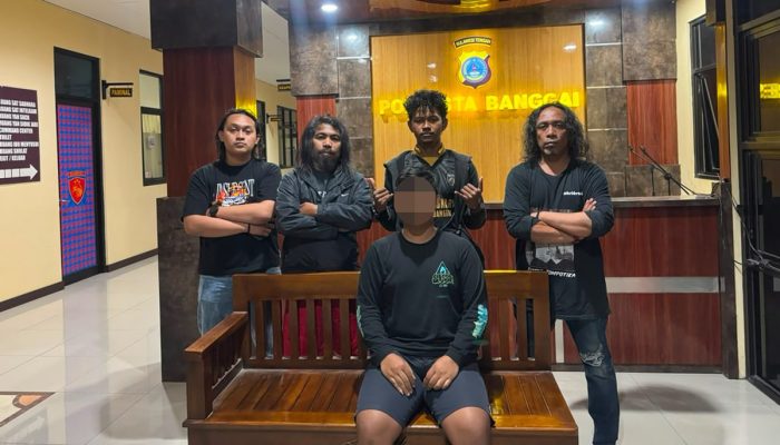 Polisi Amankan Terduga Begal Payudara Terhadap Remaja Putri di Luwuk
