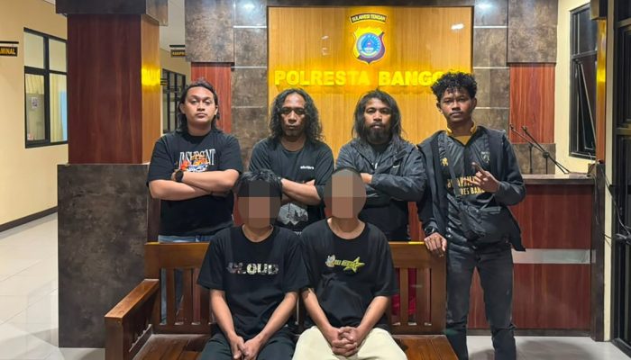 Polresta Banggai Amankan Dua Pelaku Pengeroyokan Anak