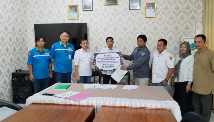 PT PAU Beri Bantuan Permodalan BUMDes Uso