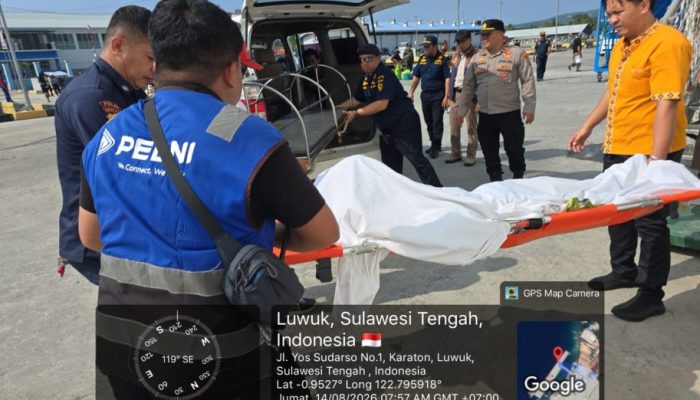 Polresta Banggai Evakuasi Warga Sultra Ditemukan Tewas di KM Tilong Kabila