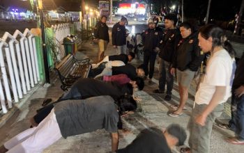 Polisi Bubarkan dan Bina Khusus Pemuda Mabuk yang Hendak Tawuran di Sekitar Masjid Agung Luwuk