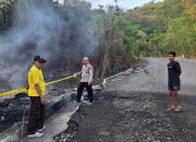 Hilang Kendali, Truk Tangki BBM Terbakar di Balantak Utara Banggai