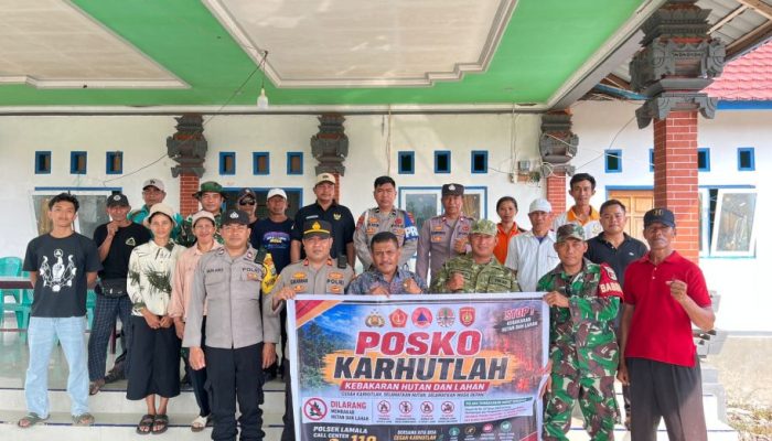Polresta Banggai Siagakan Pos Terpadu Karhutla, Perkuat Koordinasi dan Respons Titik Api