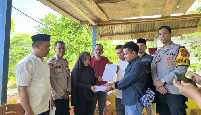 Pasca Insiden K3, PT Raihan Catur Putra Dampingi Keluarga dan Berikan Santunan
