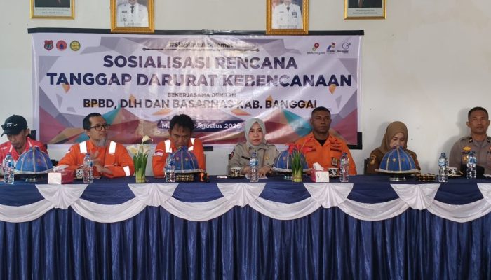JOB Tomori Gelar Sosialisasi Rencana Tanggap Darurat Kebencanaan di Desa Masing