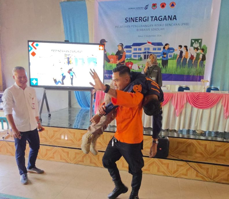 DSLNG Perkuat Kesiapsiagaan Bencana Berbasis Sekolah di Batui