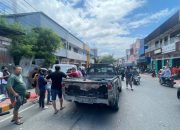 Kurang Konsentrasi, Dua Mobil Terlibat Kecelakaan di Luwuk
