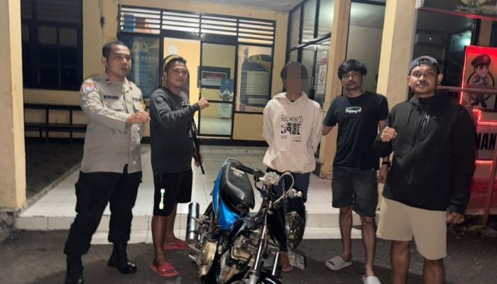 Curi Motor Tante Sendiri di Moilong, Polisi Bekuk Pelaku
