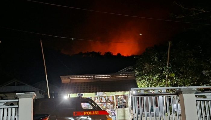 Deteksi Hotspot, Polsek Pagimana Gerak Cepat Cek Titik Api di Pegunungan Desa Sepa