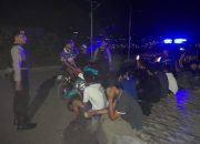 Cegah Begal dan Kejahatan Jalanan, Samapta Polresta Banggai Gencarkan Patroli Malam
