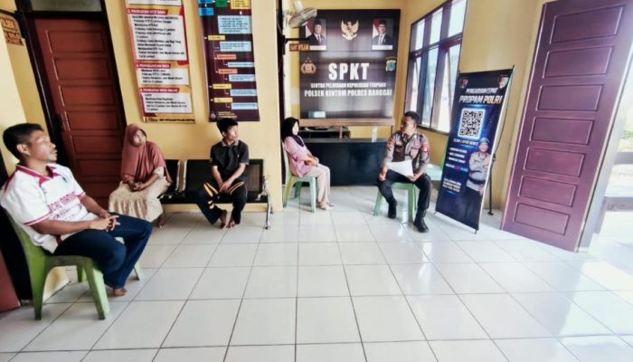 Polsek Kintom Selesaikan Kasus Penganiayaan Remaja Akibat Bola Melalui Keadilan Restoratif