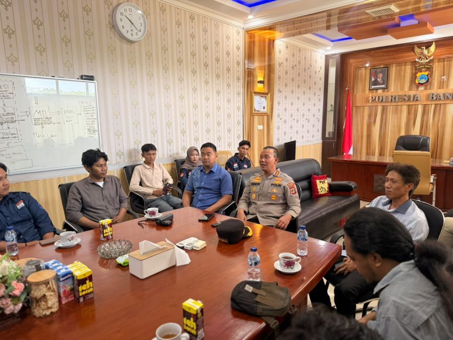 Kapolresta Banggai dan Mahasiswa Perkuat Kemitraan untuk Kamtibmas Kondusif