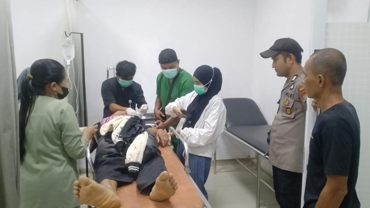 Tabrak Jembatan di Balaang Nuhon, Remaja 18 Tahun Patah Tangan