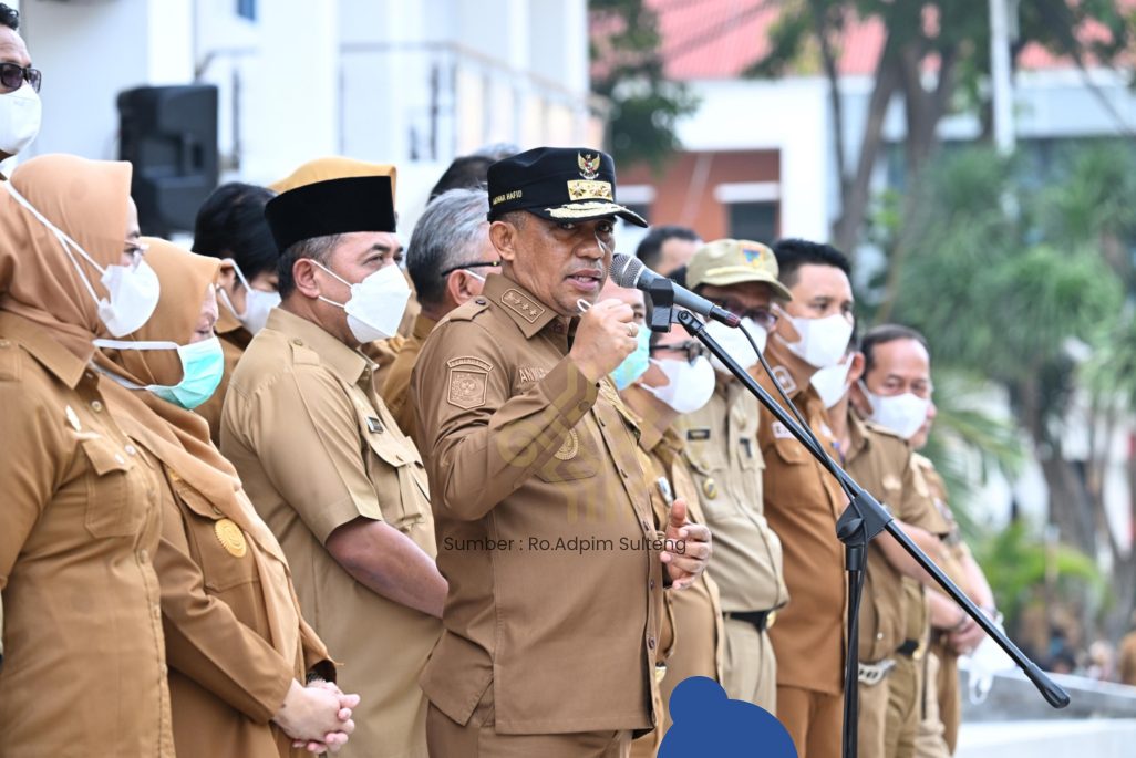 Gubernur Anwar Hafid Tegaskan Disiplin Jadi Harga Diri Pelayan Publik