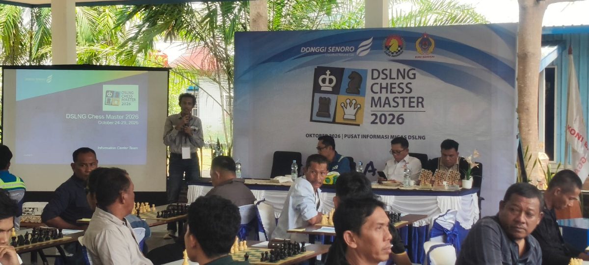 Chess Master 2026 Banggai Resmi Dibuka, DSLNG Dukung Pembinaan Pecatur Lokal