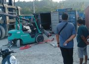 Polisi Tangani Kecelakaan Kerja, Operator Forklift Meninggal di Pelabuhan Tangkiang Kintom