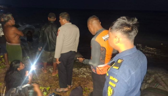KM Empat Bersaudara Karam di Luwuk Utara, Polisi dan Tim Gabungan Lakukan Pengamanan dan Evakuasi