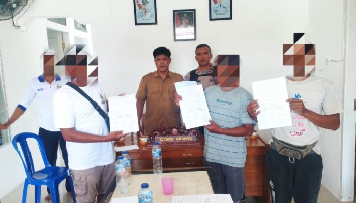 Polisi Lakukan Mediasi, Perselisihan Tanah Warisan Tiga Bersaudara di Toili Berakhir Damai