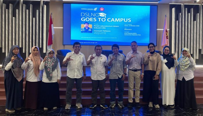 DSLNG Goes to Campus, Ratusan Mahasiswa Untad Pelajari Peran Strategis Laboratorium dalam Industri LNG