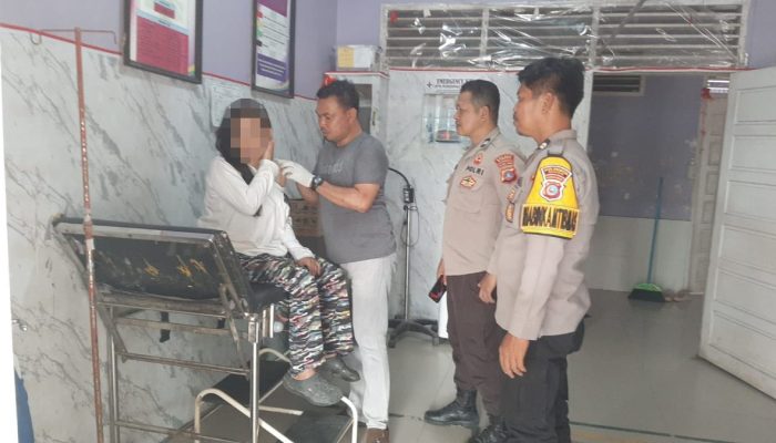 Dugaan KDRT di Batui Selatan, Polisi Evakuasi Korban Luka Tusuk