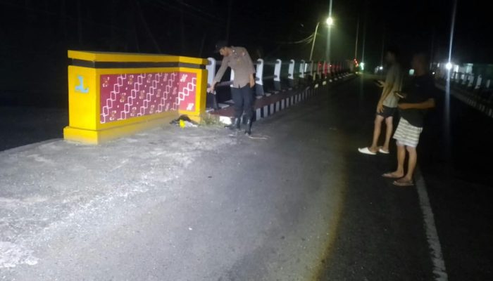 Tabrak Jembatan di Balaang Nuhon, Remaja 18 Tahun Patah Tangan
