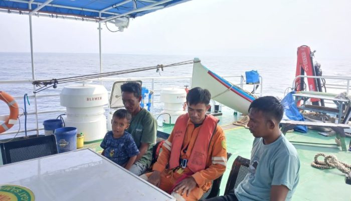 Lima Orang Hilang Kontak di Perairan Toropot Ditemukan Selamat, Dievakuasi ke Luwuk