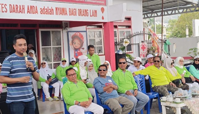 Aksi Kemanusiaan Lintas Generasi, Senator Andhika Amir Siap Tampung Aspirasi PWRI Banggai