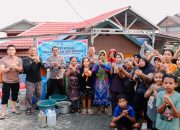 Sambut HUT ke-75 Humas Polri, Polresta Banggai Salurkan 12.000 Liter Air Bersih untuk Warga Boyou