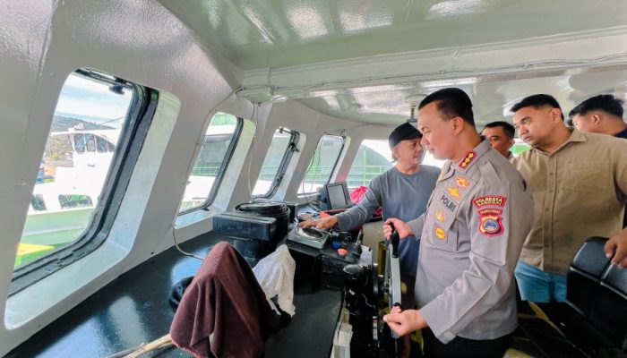 Jarak Pandang di Laut Tertutup Asap Karhutla, Polresta Banggai Imbau Kapal Kurangi Kecepatan