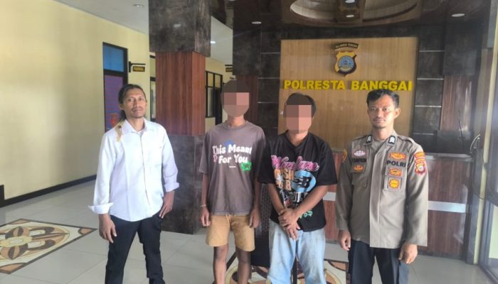 Polisi Amankan Dua Remaja Terduga Pelaku Pengeroyokan di Luwuk