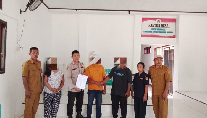 Dipicu Miras, Polisi Mediasi Perselisihan Dua Warga Buon Mandiri
