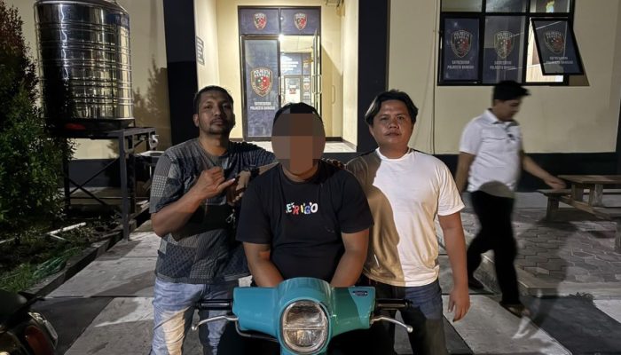 Gadaikan Motor Pinjaman, Polisi Tangkap Pelaku di Luwuk Utara