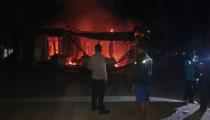 Rumah Lansia di Toili Jaya Terbakar, Polisi Selidiki Dugaan Pembakaran