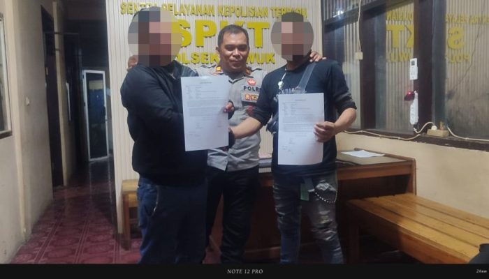 Polisi Amankan Tukang Parkir yang Resahkan Pengunjung Pasar Simpong Luwuk
